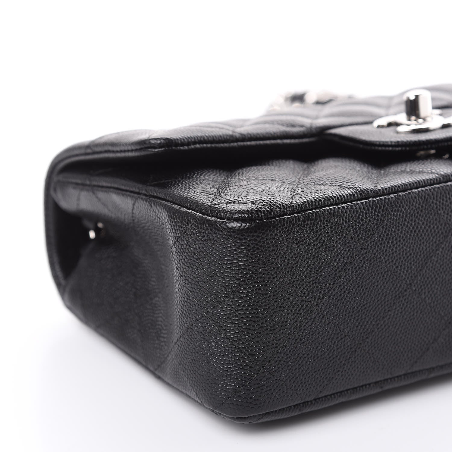Chanel Caviar Quilted Mini Rectangular Flap Black 8 of 10