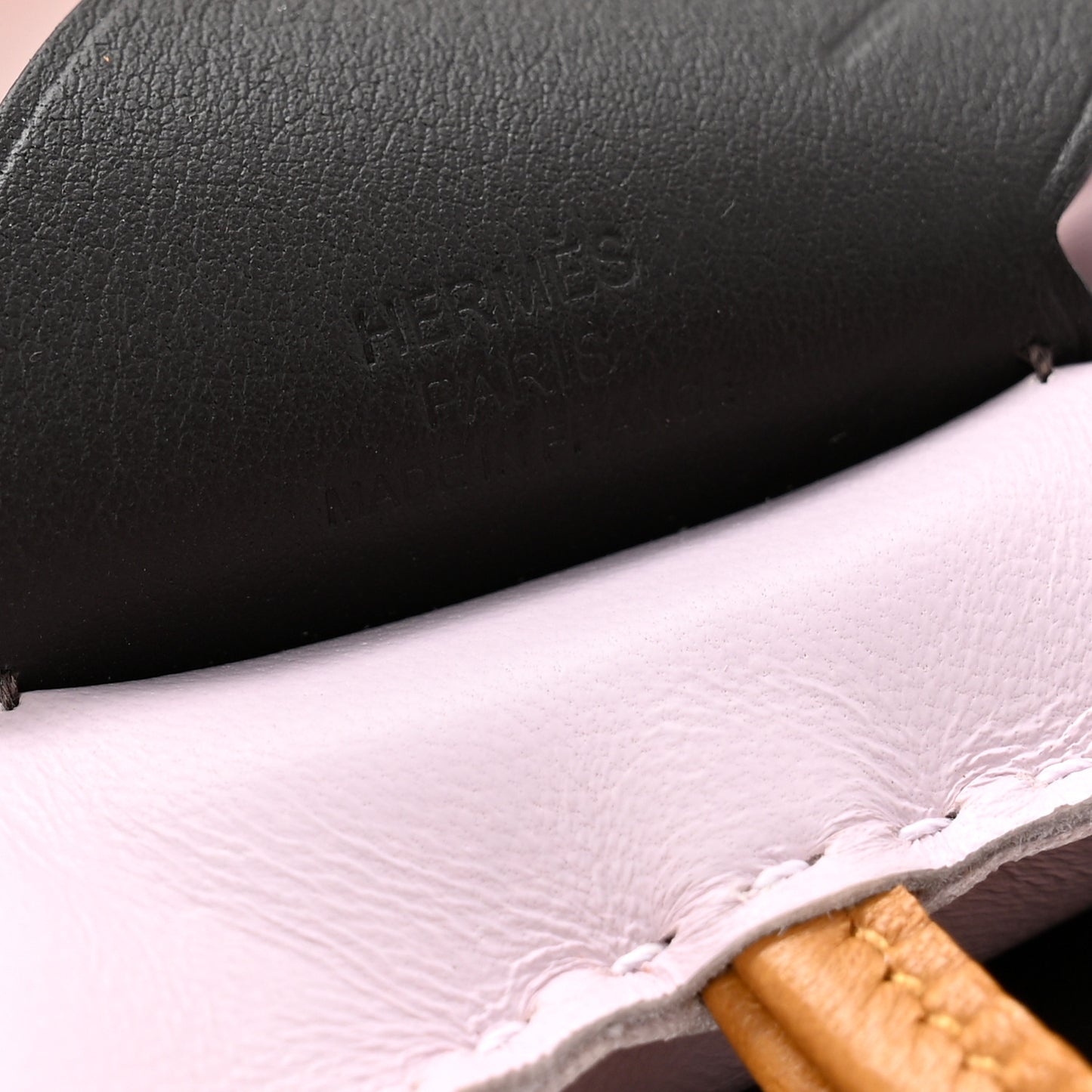 Milo Lambskin Grigri Rodeo Pegase Horse Bag Charm MM Mauve Pale Sesame Ebene