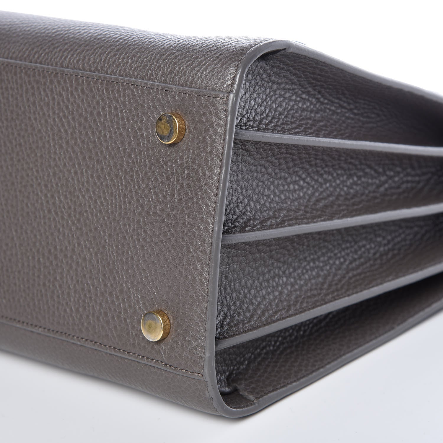 Saint Laurent Grained Calfskin Small Sac De Jour Fog 11 of 11