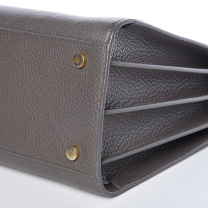 Saint Laurent Grained Calfskin Small Sac De Jour Fog 11 of 11