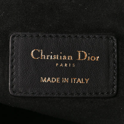Christian Dior Calfskin Medium Diordouble Zip Pouch Black 6 of 10