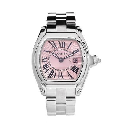 Cartier Stainless Steel 31mm Roadster Quartz Watch Pink 1 of 6