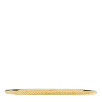 David Yurman 18K Yellow Gold Cable Classics Bangle Bracelet 1 of 3