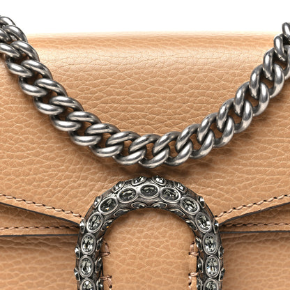 Gucci Dollar Calfskin Crystal Mini Dionysus Shoulder Bag Natural Tan Black Diamond 7 of 9