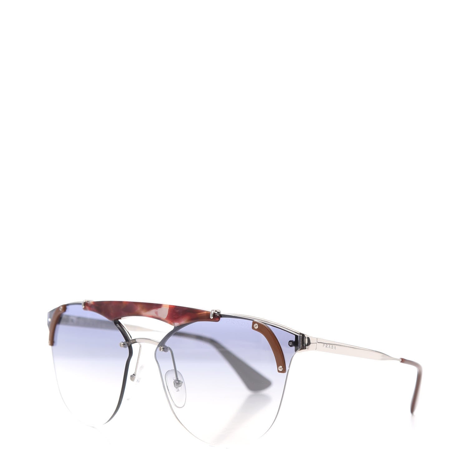 Prada Sunglasses SPR53U Tortoise Silver 1 of 7