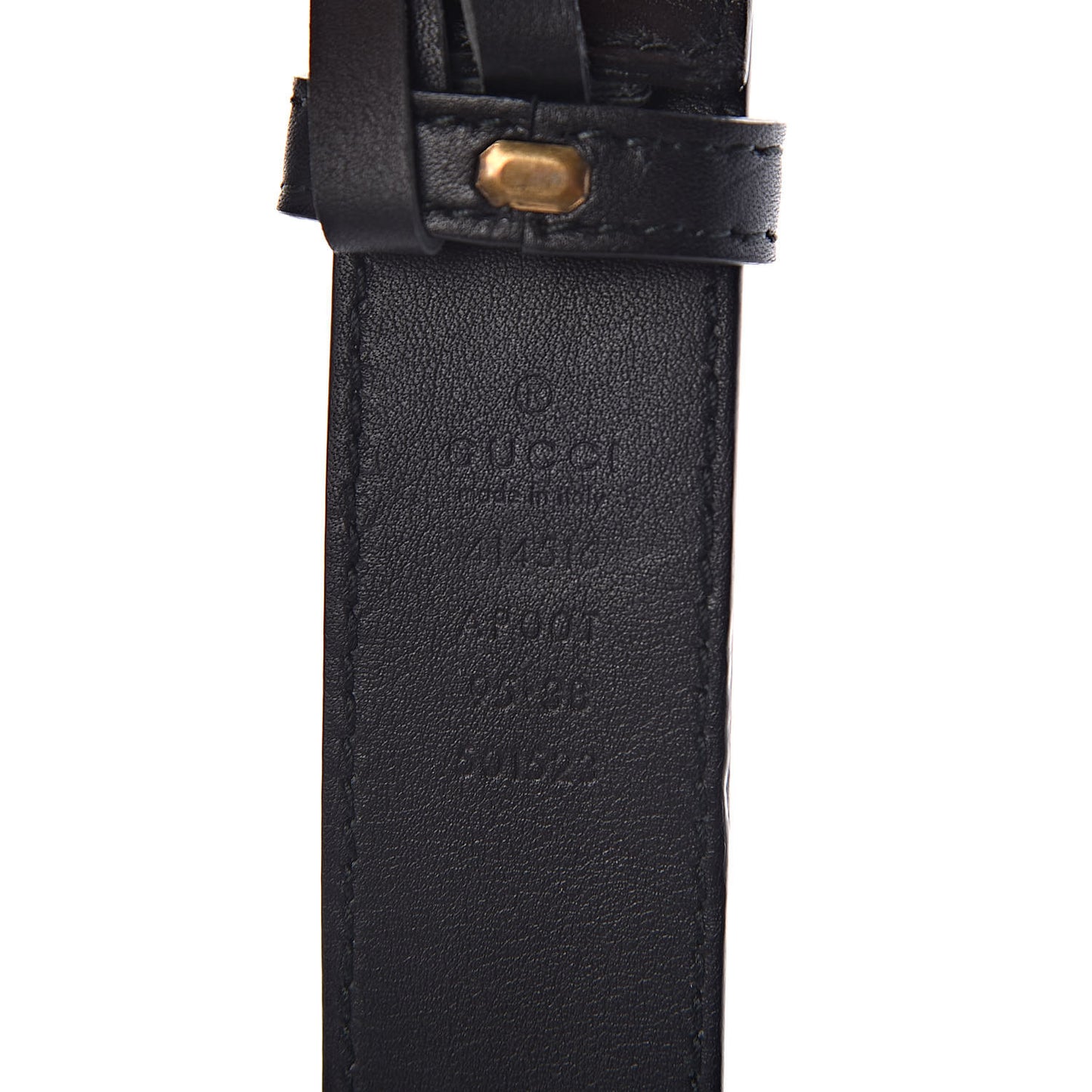 Calfskin Double G 30mm Belt 95 38 Black
