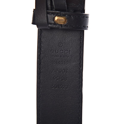 Gucci Calfskin Double G 30mm Belt 95 38 Black 6 of 6