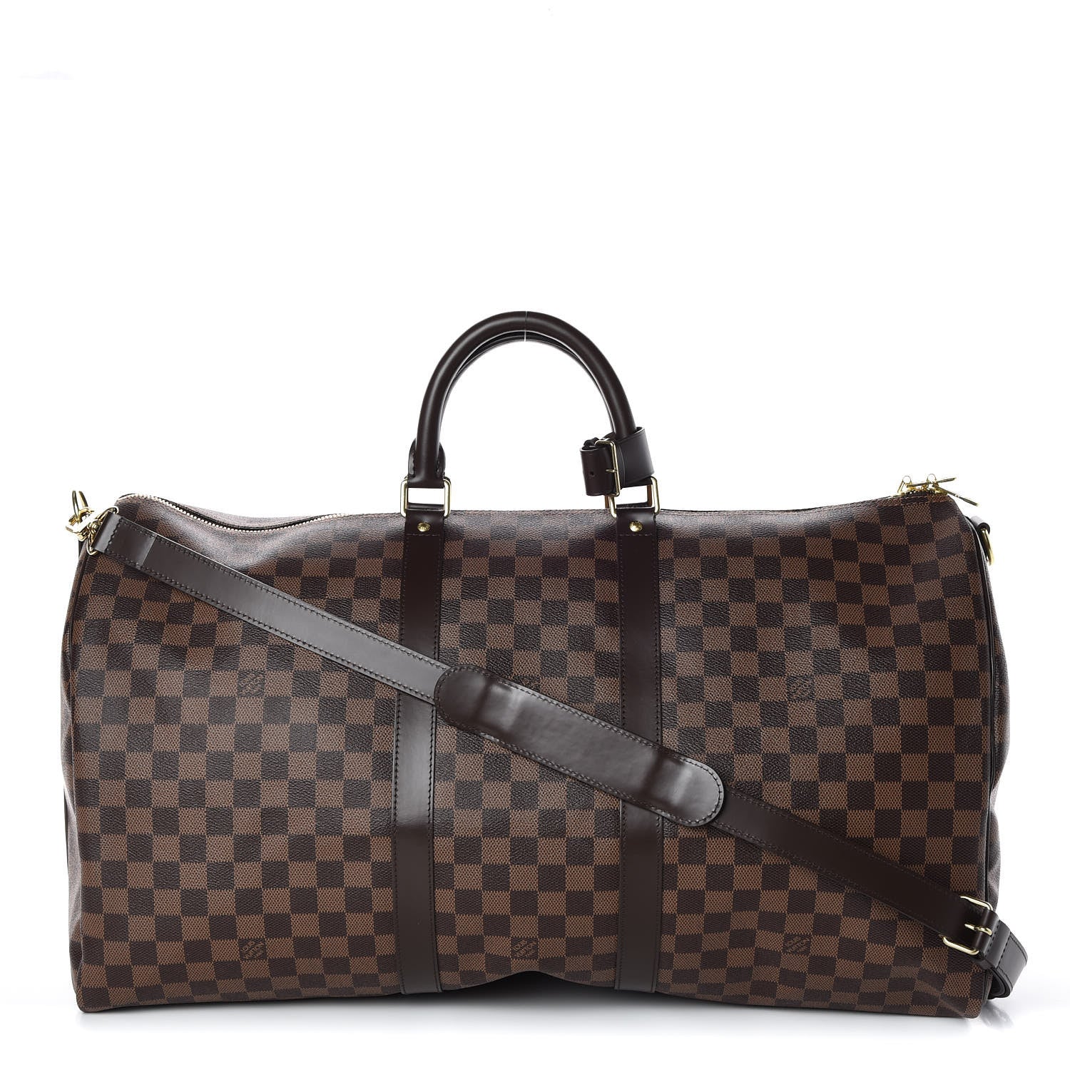 Louis Vuitton Damier Ebene Keepall Bandouliere 55 1 of 7