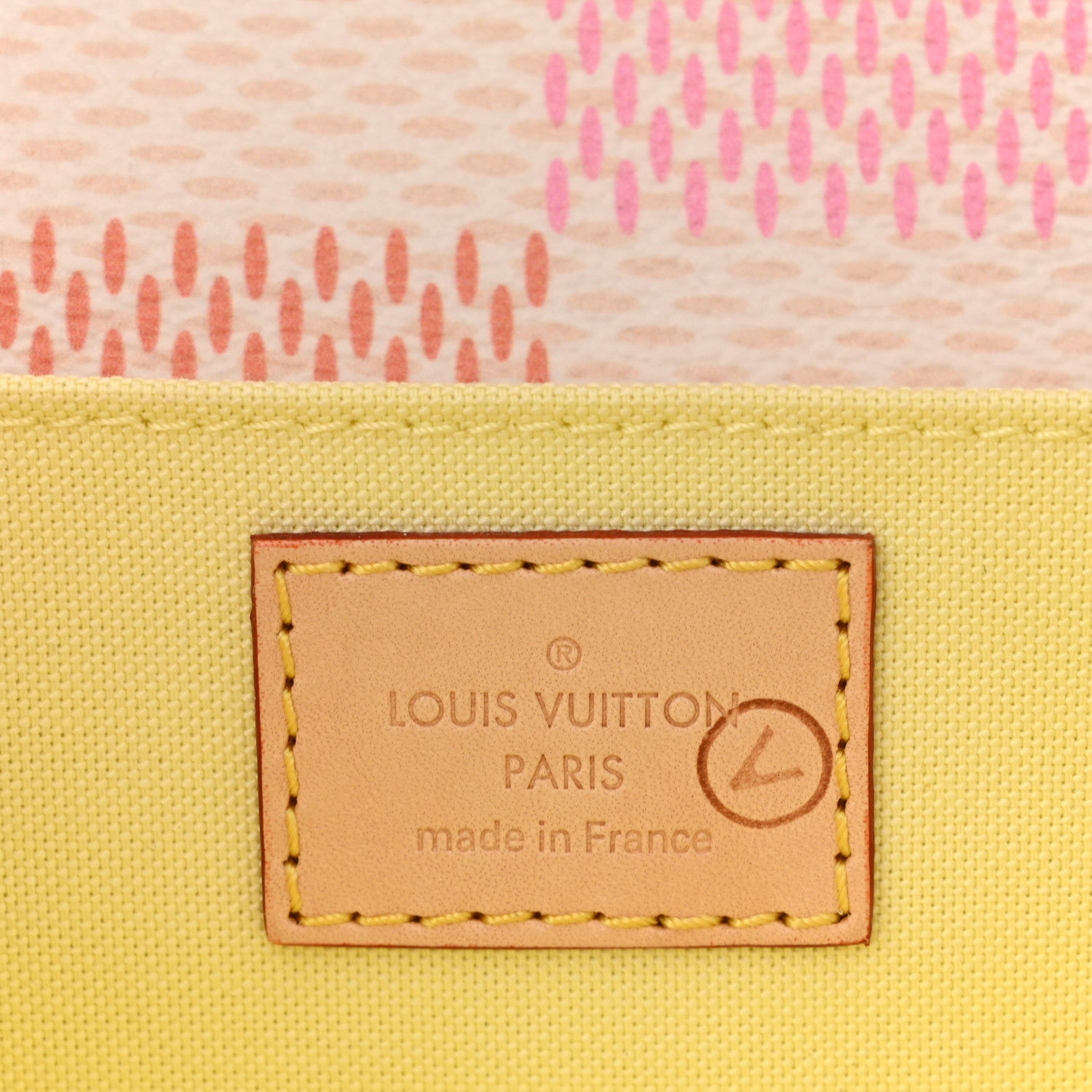 Louis Vuitton Damier Giant Pochette Metis East West Peach 6 of 9