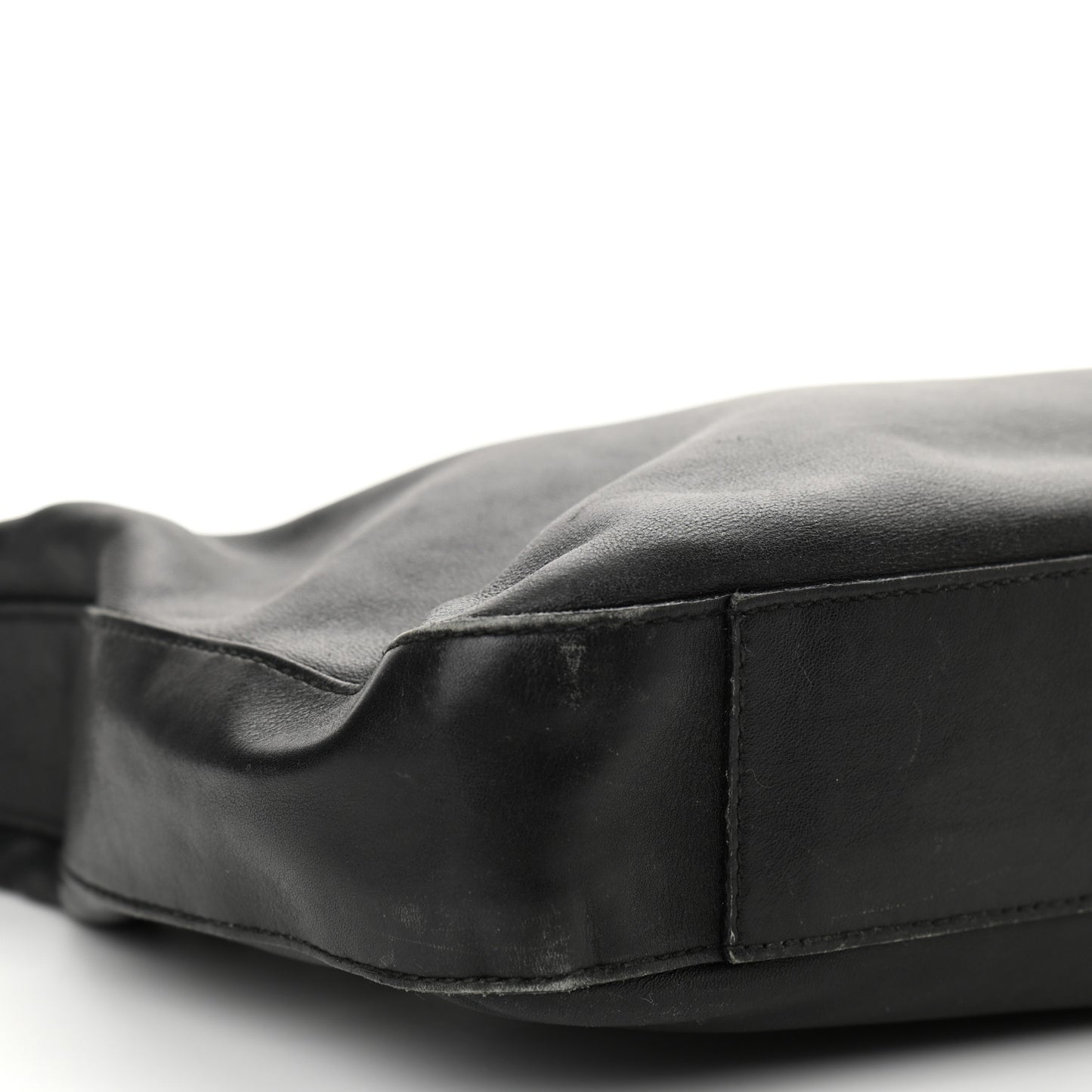 Calfskin Chain Shoulder Bag Black