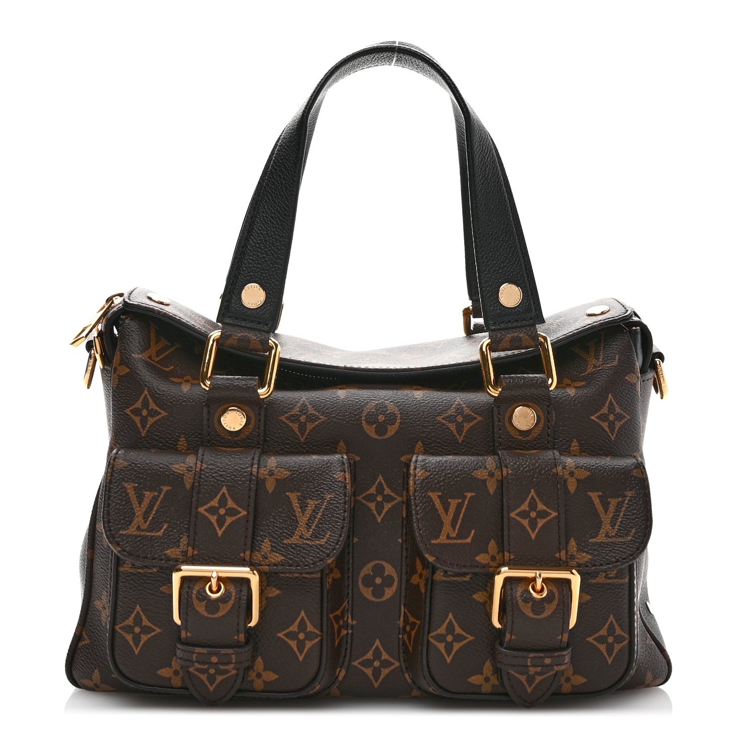 Louis Vuitton Monogram Manhattan NM Black 1 of 10