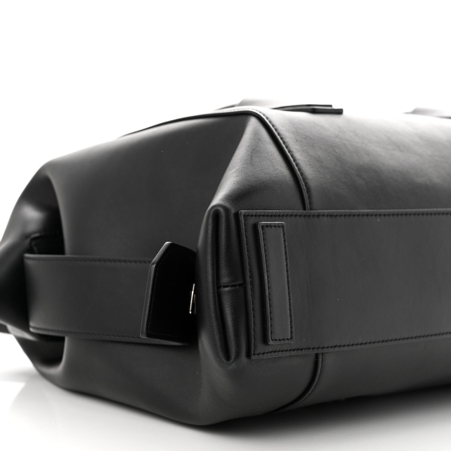 Givenchy Smooth Calfskin Medium Antigona Lock Duffle Bag Black 8 of 11