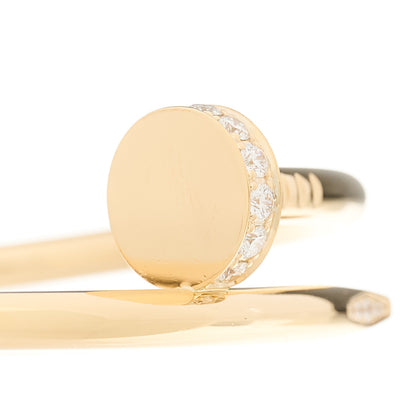 Cartier 18K Yellow Gold Diamond Juste Un Clou Bracelet 15 2 of 4