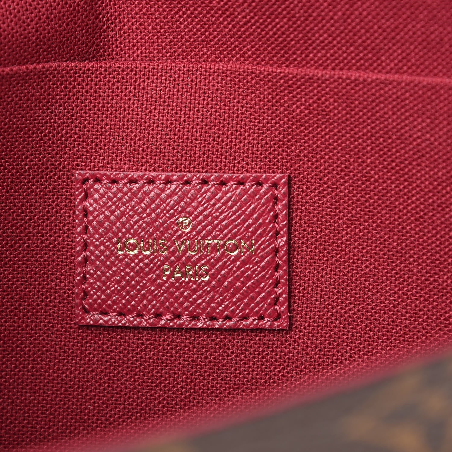 Louis Vuitton Monogram Pochette Felicie Chain Wallet Fuchsia 7 of 11