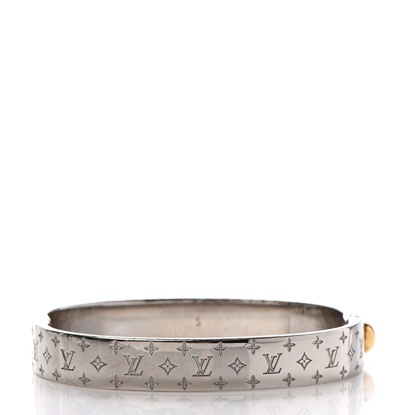 Palladium Monogram Nanogram Cuff S