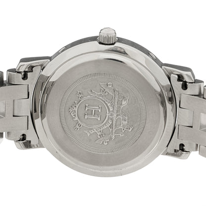 Hermes Stainless Steel 24mm Clipper Quartz Watch Black 4 of 4