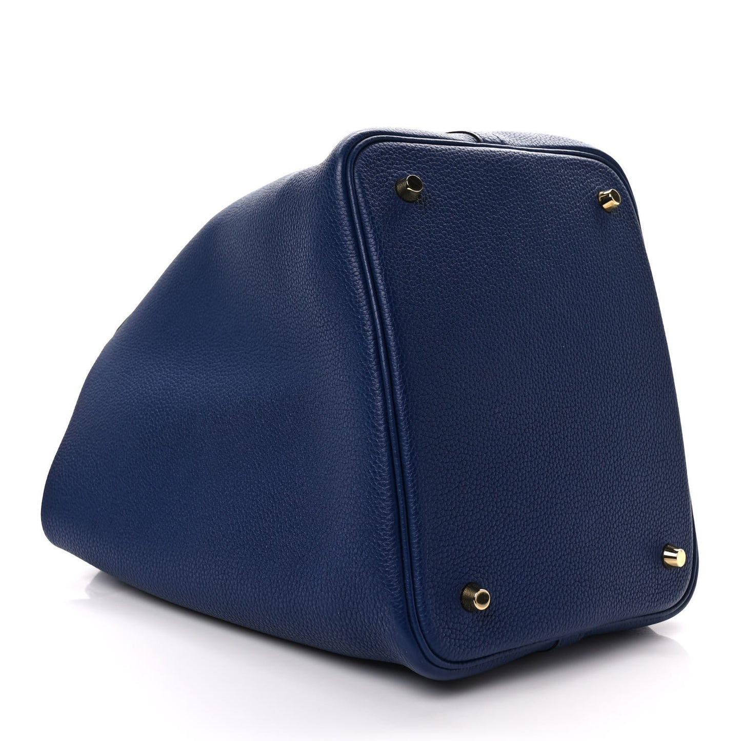 Taurillon Clemence Picotin Lock 22 MM Bleu Saphir