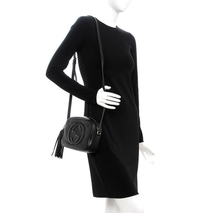 Gucci Pebbled Calfskin Small Soho Disco Bag Black 2 of 7