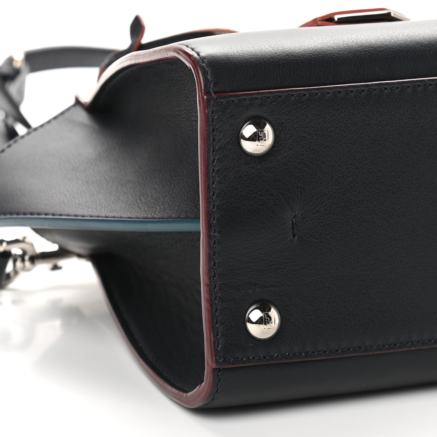 Vitello Dolce Mini 3jours Tote Blue Notte