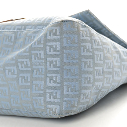 Fendi Zucchino Mama Baguette Blue 8 of 9