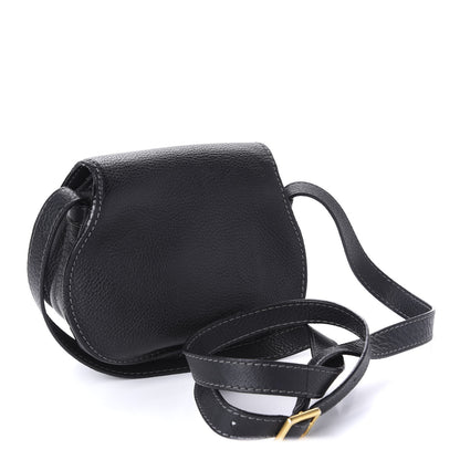Chloe Calfskin Mini Marcie Round Crossbody Bag Black 3 of 11