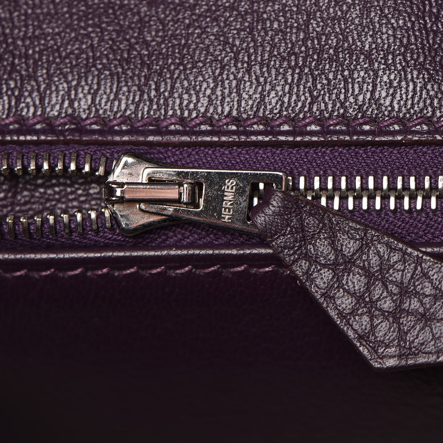 Taurillon Clemence Birkin 35 Raisin