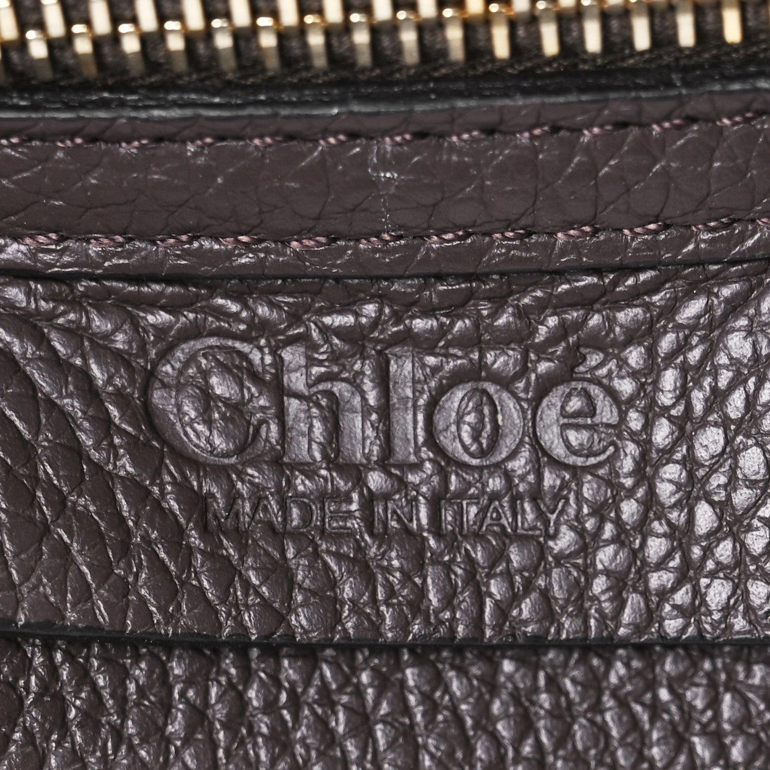 Chloe Calfskin Medium Marcie Satchel Bold Brown 6 of 10