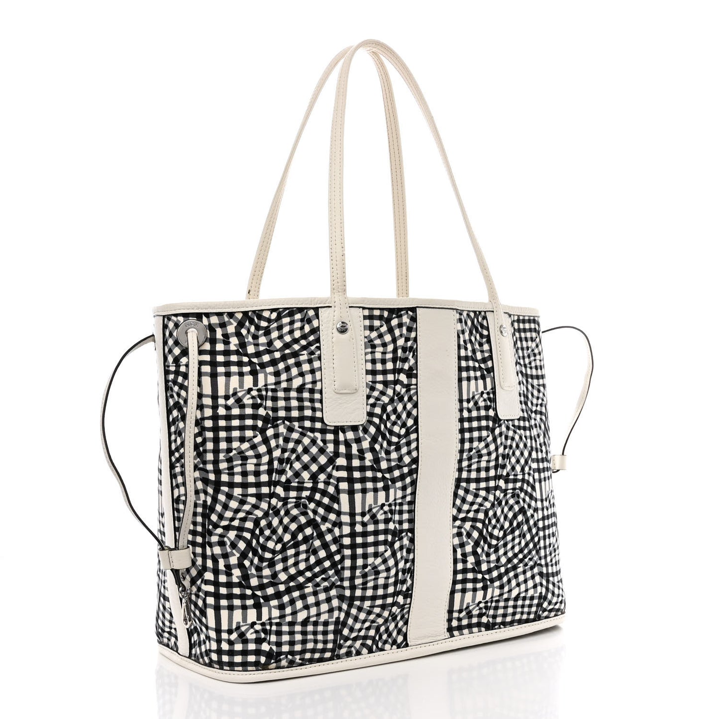 Visetos Medium Liz Reversible Shopper Tote White