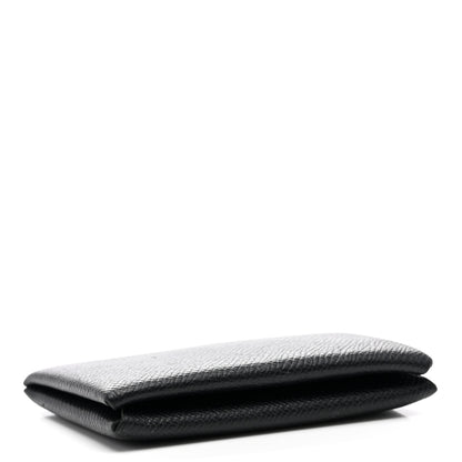 Hermes Epsom Calvi Card Case Black 4 of 6