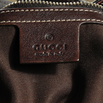 Gucci Monogram Positano Hobo Brown 7 of 14