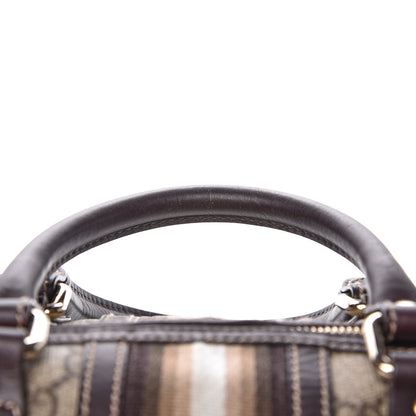 Gucci GG Plus Monogram Web Medium Joy Boston Dark Brown 11 of 14