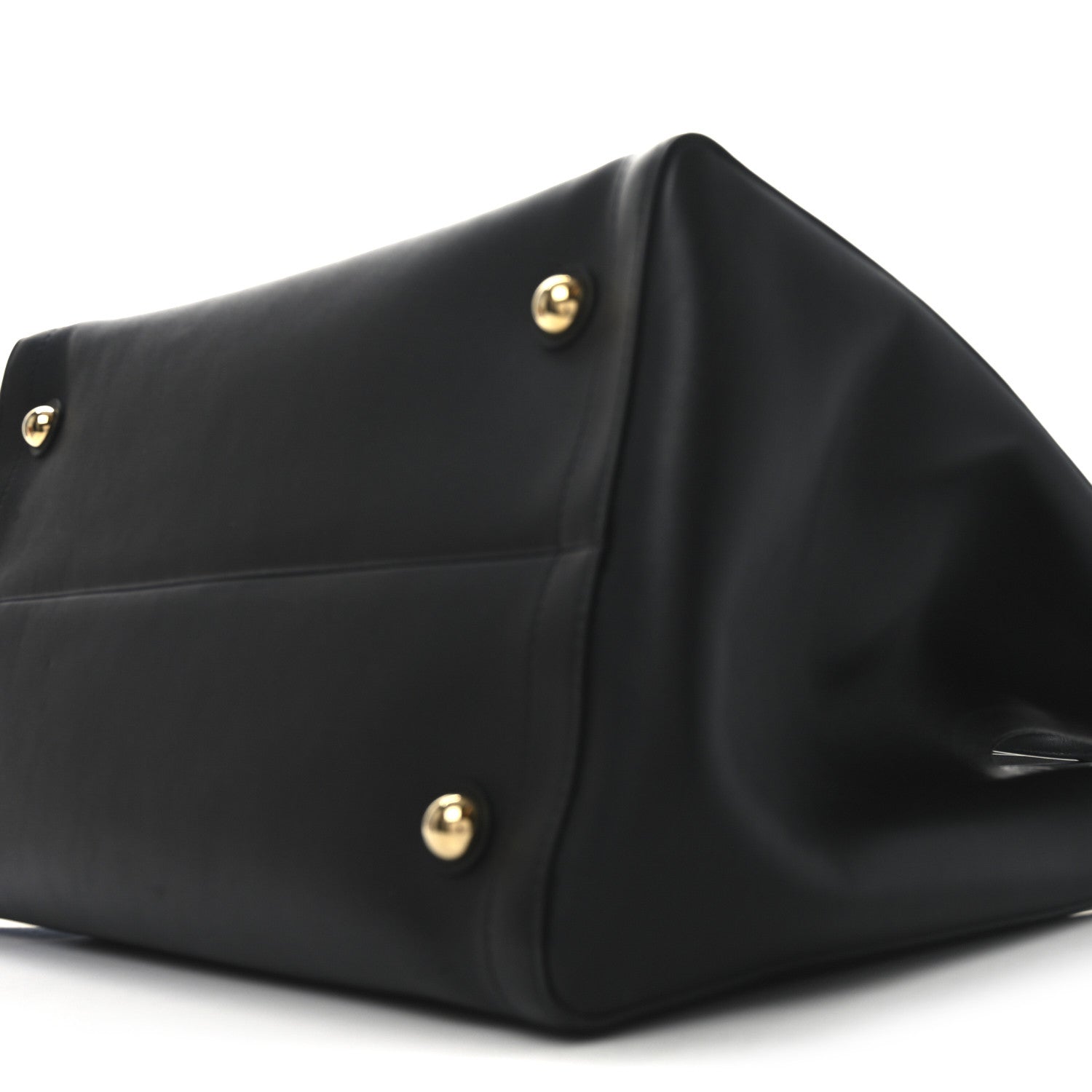 Valentino Garavani Calfskin Vlogo Medium Antibes Tote Black 9 of 9