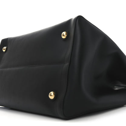 Valentino Garavani Calfskin Vlogo Medium Antibes Tote Black 9 of 9
