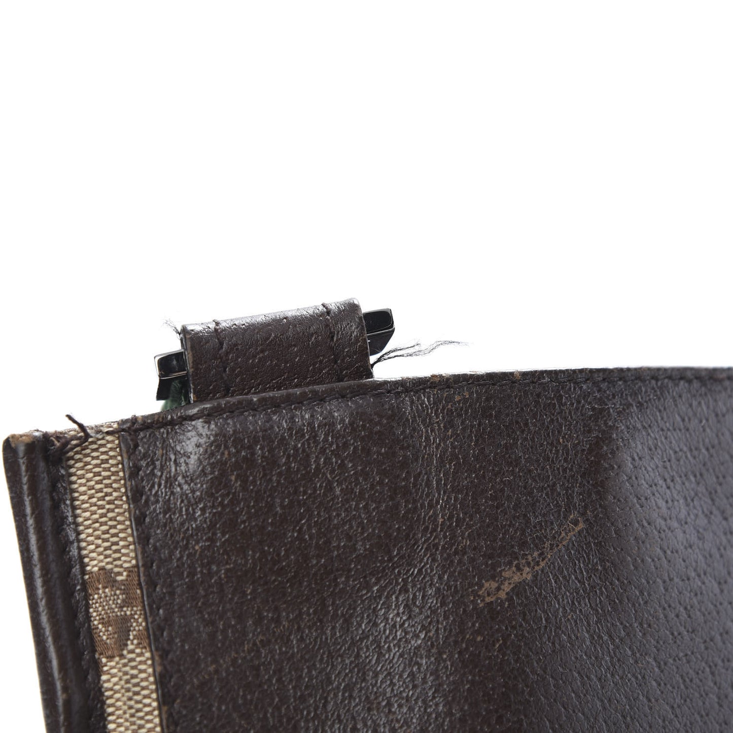 GG Monogram Web Messenger Crossbody Bag Dark Brown