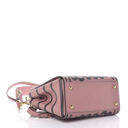 Burberry Soft Grain Calfskin Graphic Print Small Buckle Tote Dusty Pink 6 of 12