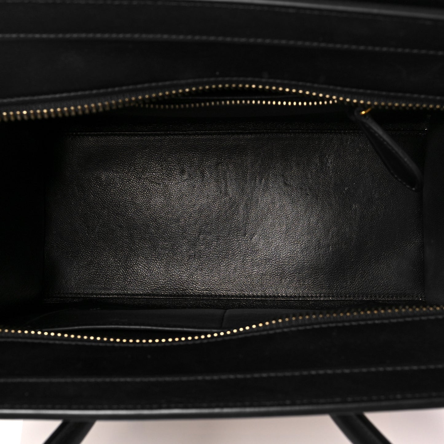 Drummed Calfskin Nubuck Micro Tri-Color Luggage Ruby