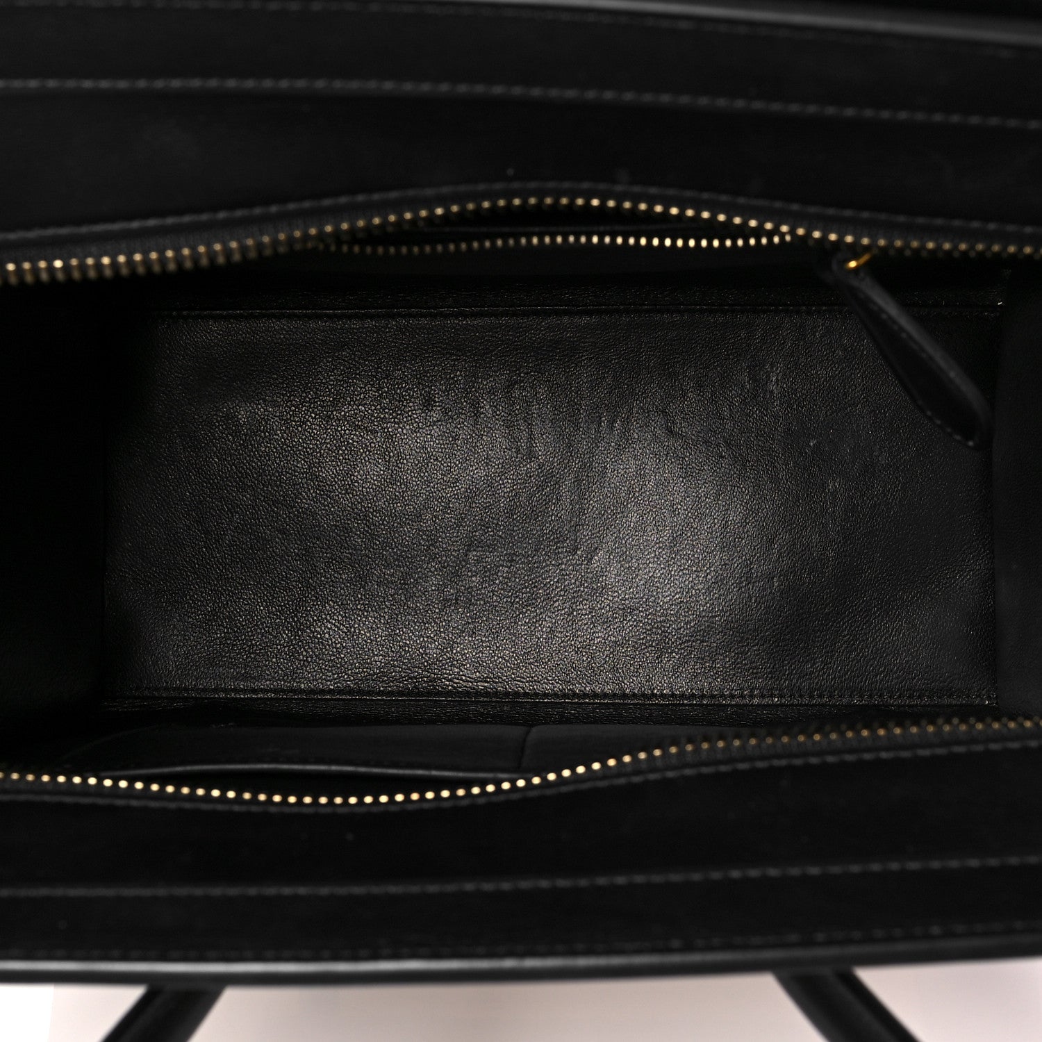 Celine Drummed Calfskin Nubuck Micro Tri-Color Luggage Ruby 4 of 6