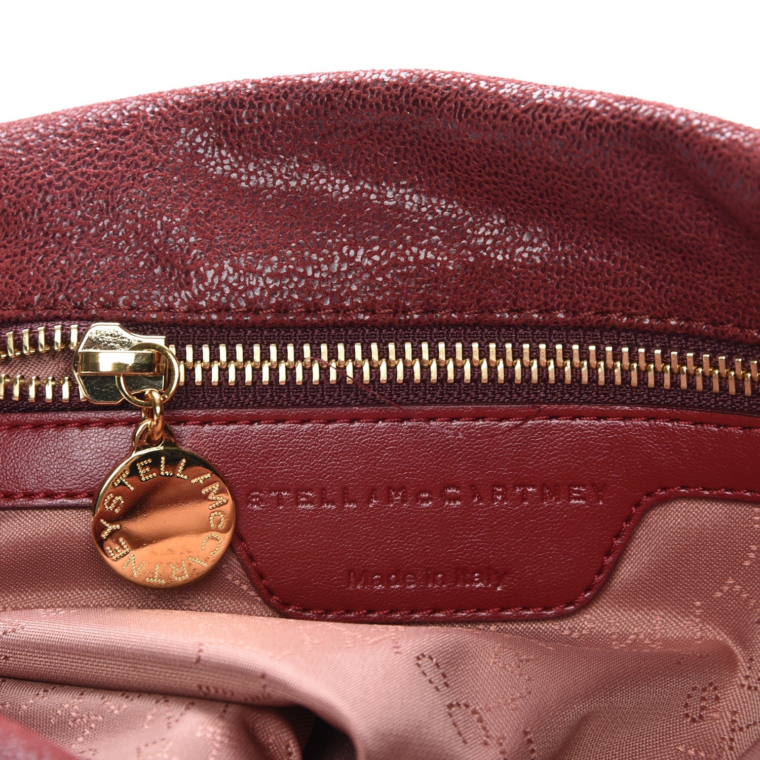 Stella McCartney Shaggy Deer Small Falabella Plum 6 of 8