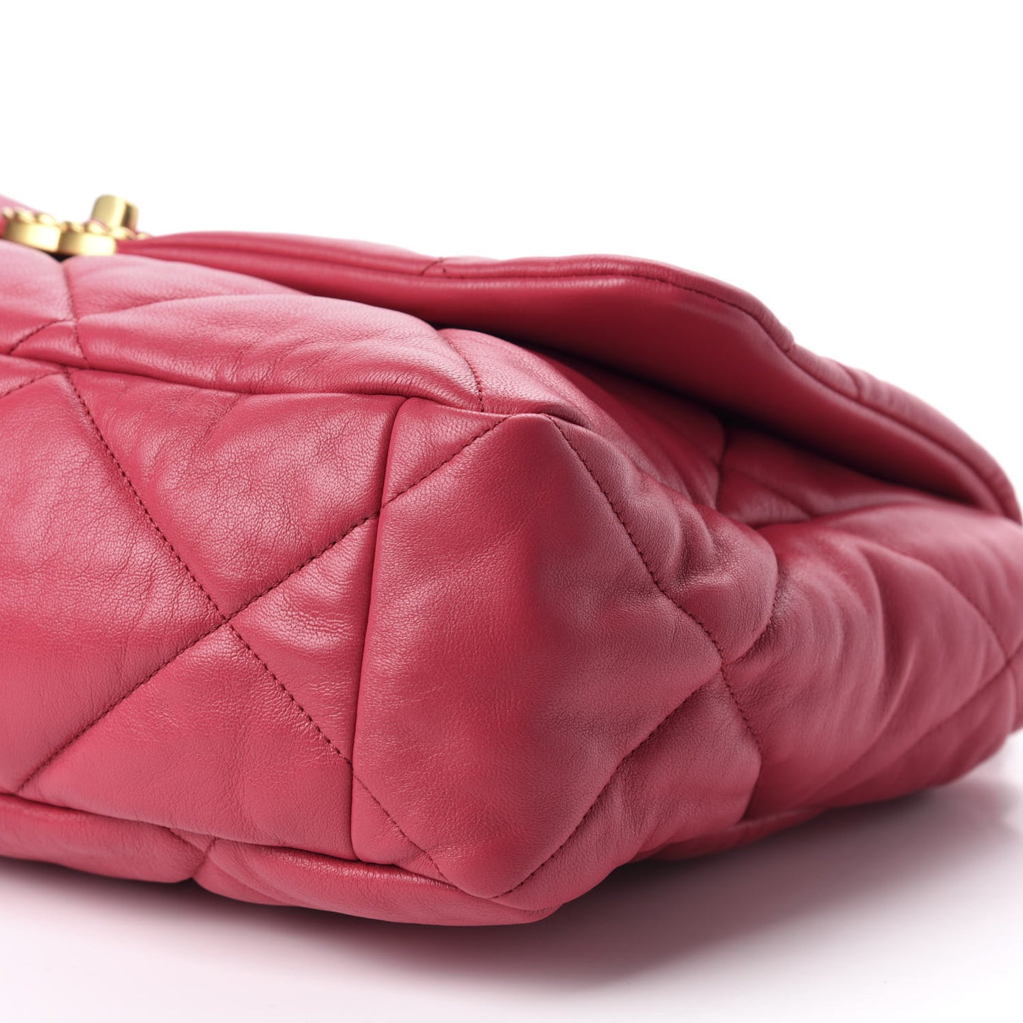 Lambskin Quilted Maxi 19 Flap Pink