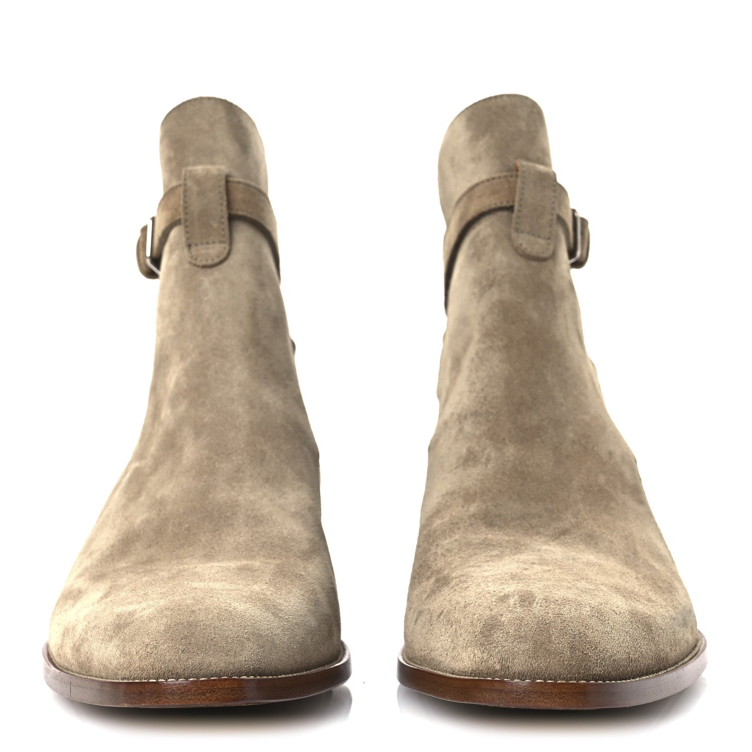 Saint Laurent Jodhpur Suede Mens Wyatt 30 Boots 43 New Sigaro 2 of 13