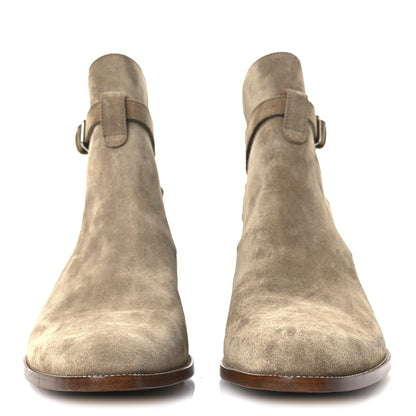 Saint Laurent Jodhpur Suede Mens Wyatt 30 Boots 43 New Sigaro 2 of 13