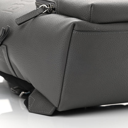 Burberry Calfskin Logo Embossed Backpack Black 10 of 15