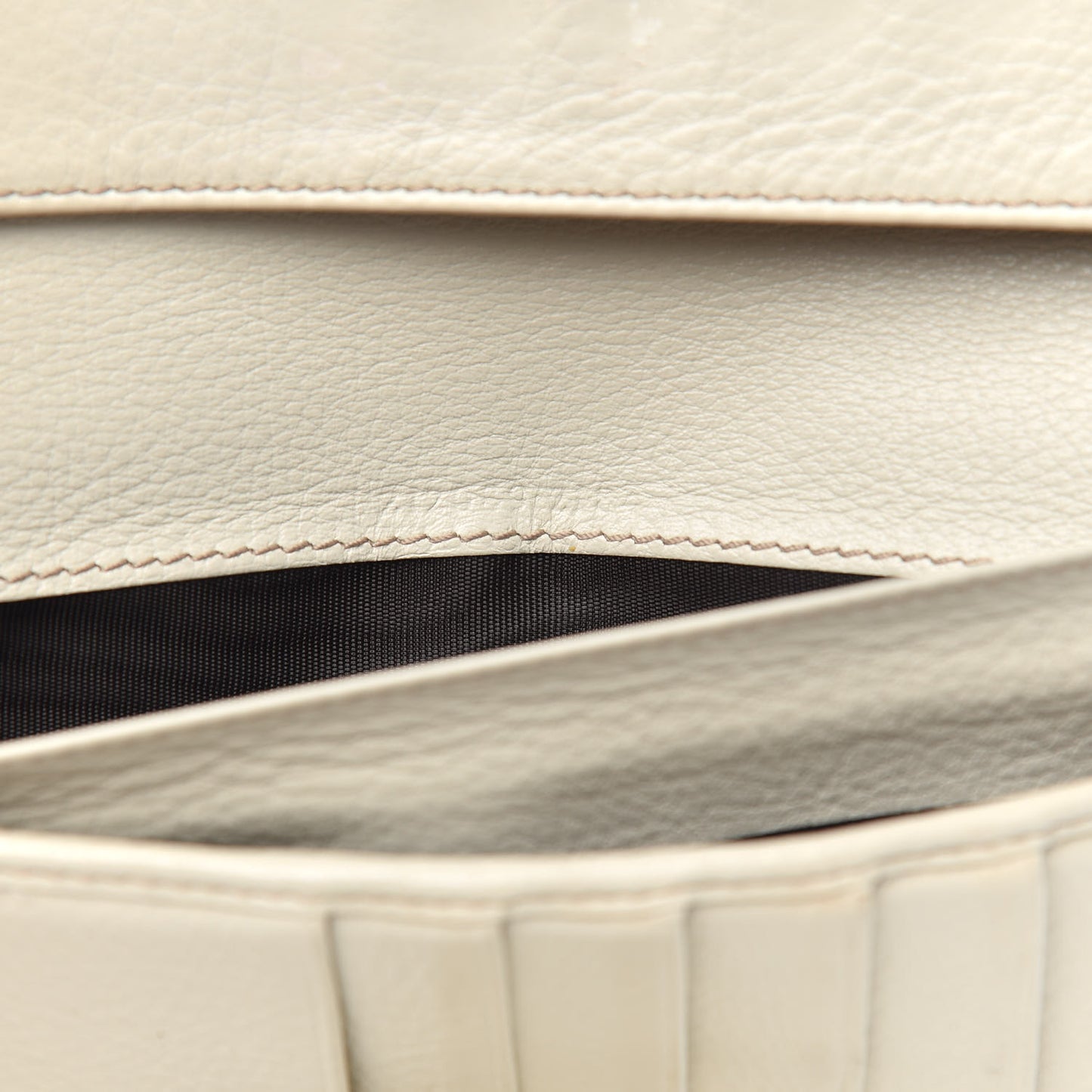 Monogram Icon Bar Continental Flap Wallet Off White