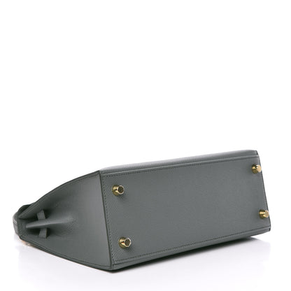 Hermes Epsom Kelly Sellier 25 Vert Amande 5 of 39