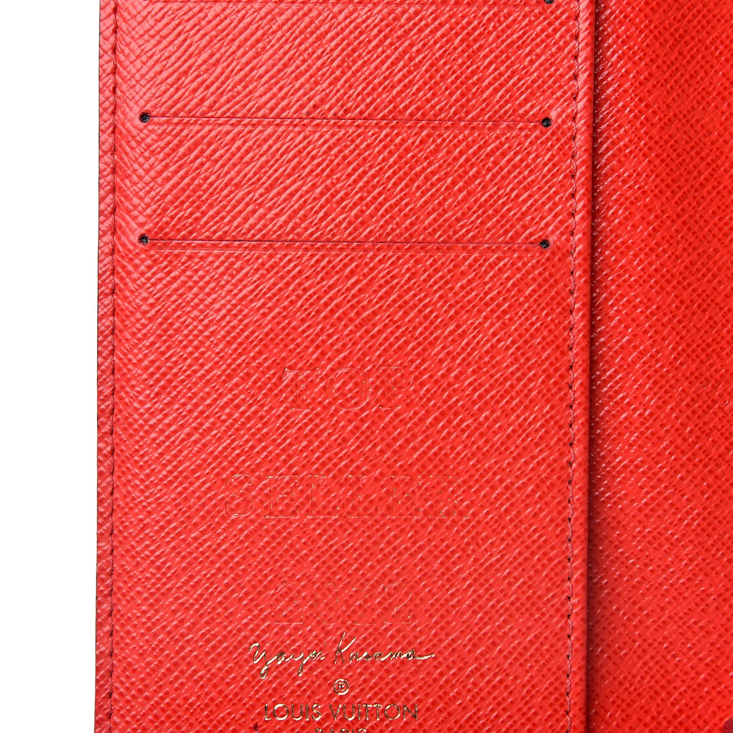Monogram Kusama Town Small Ring Agenda Cover Red