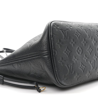 Louis Vuitton Empreinte Monogram Giant Neverfull MM Black 8 of 11