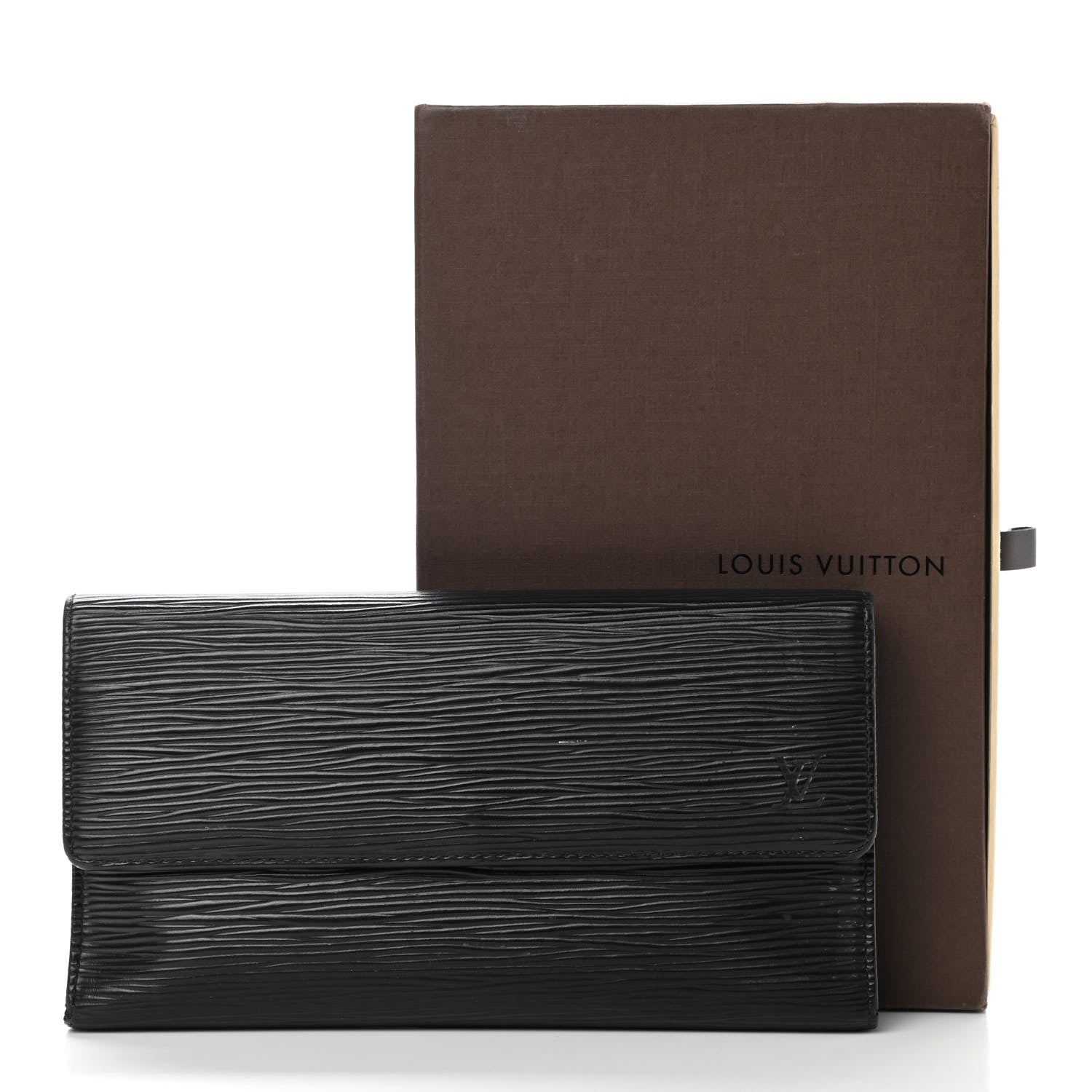 Louis Vuitton Epi Porte Tresor International Wallet Black 15 of 15