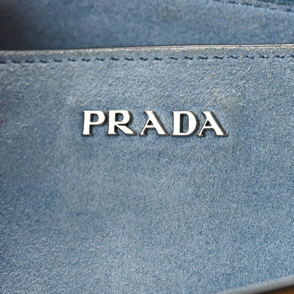 Prada Glace Calfskin Large Soft Cahier Bag Brown 6 of 12