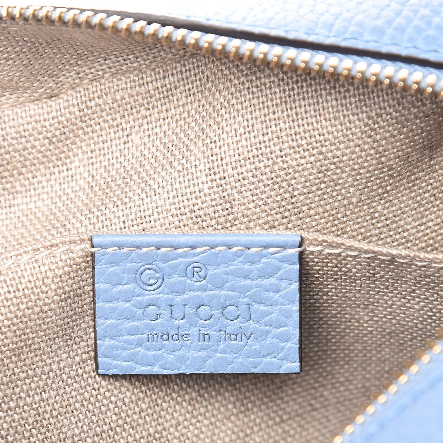 Monogram Mini Bree Messenger Bag Beige Mineral Blue