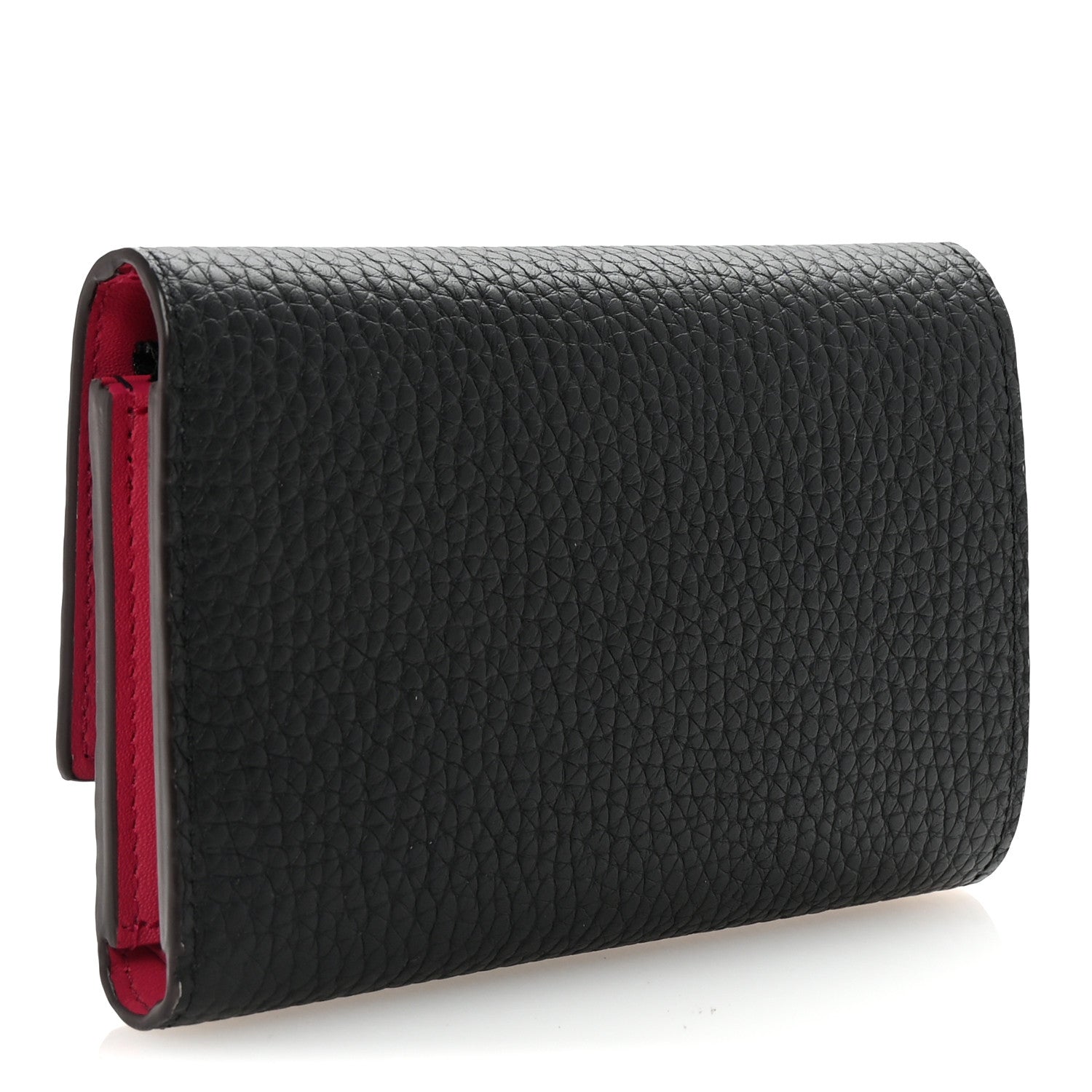 Louis Vuitton Taurillon Capucines Compact Wallet Black 3 of 7